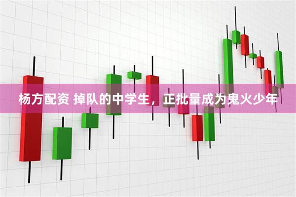 杨方配资 掉队的中学生，正批量成为鬼火少年